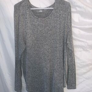XXL long sleeve shirt, gray very cute